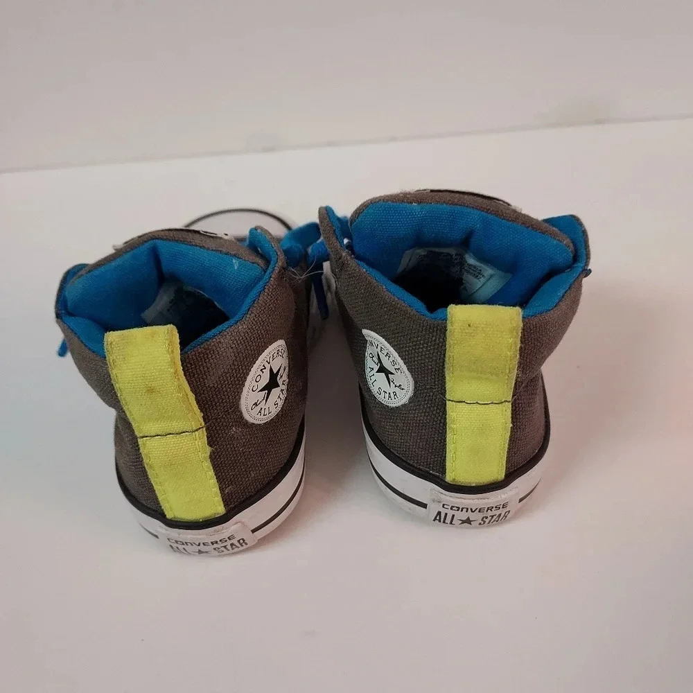 Converse All-Star Chuck Taylor Gray with Blue Laces Infant Size 4